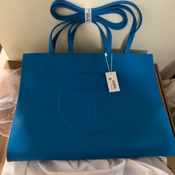 LARGE Cyan Telfar bag - Picture 1 of 4